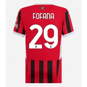 AC Milan Youssouf Fofana #29 Replika Hjemmebanetrøje Dame 2024-25 Kortærmet